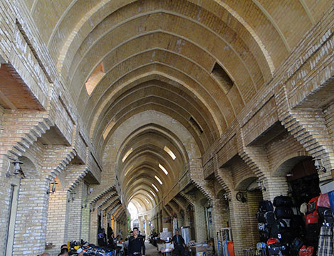 Conservation work on the qaisaria of the suq