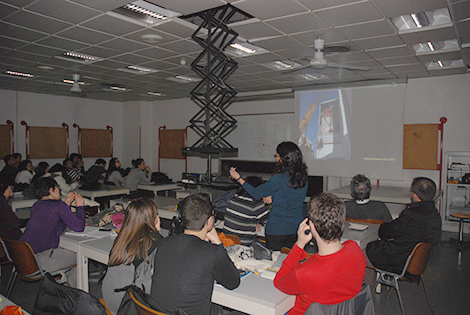 Dr Quattrone lecturing