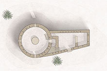 Dagh Tower, Quriyyat, plan