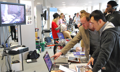 Dr. Martin Gofriller at Nottingham Trent University Showcase, April 2014