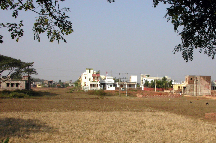 Illegal house building inside Sisupalgarh.